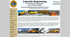 Desktop Screenshot of lakesideengineering.com