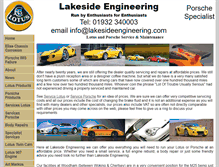 Tablet Screenshot of lakesideengineering.com